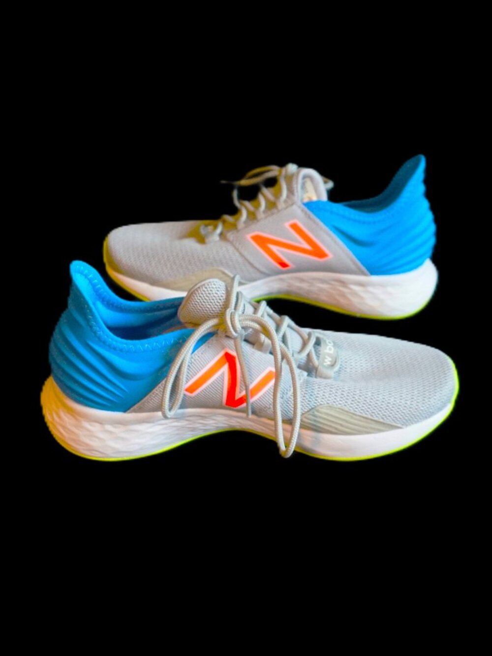 New Balance Fresh Foam Roav VI Running Sneaker Grey Electric Blue Women’s 8.5m